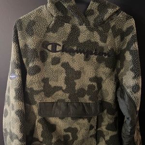 Women's Champion Camo Sherpa Hoodie